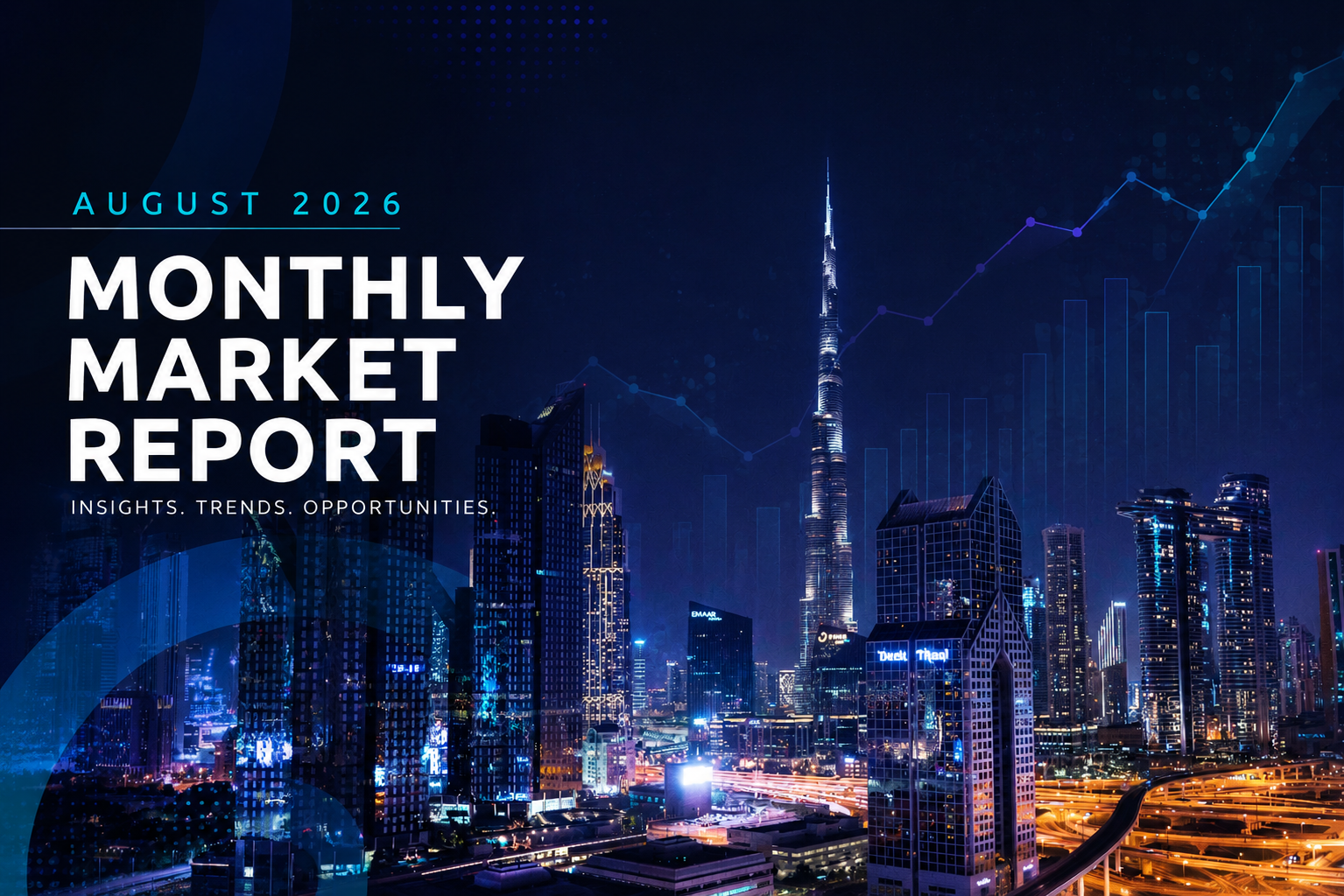 Dubai Real Estate Monthly Market Report – 2026-08